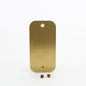 Hubbell Blank Brass Plate S609B For S6088 Above-Floor Electrical Pedestal Box