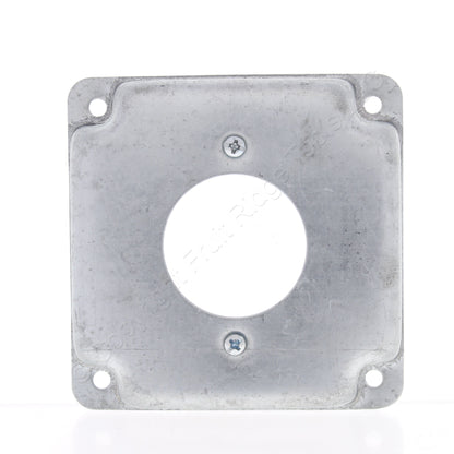 Hubbell S811C Square Box Cover 4" for 20A/30A Locking Receptacle 1.71" Outlet