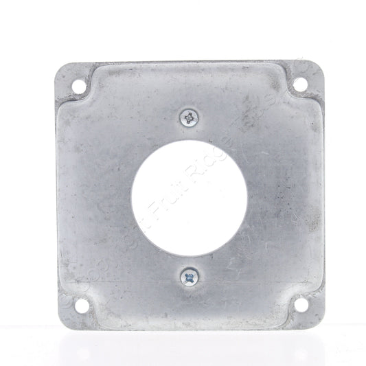 Hubbell S811C Square Box Cover 4" for 20A/30A Locking Receptacle 1.71" Outlet