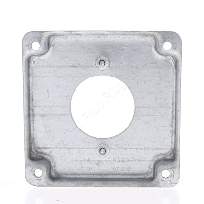 Hubbell S811C Square Box Cover 4" for 20A/30A Locking Receptacle 1.71" Outlet