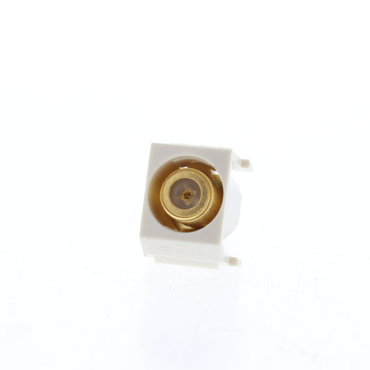 Hubbell Lt Almond Snap-Fit Keystone F-Type Coaxial Cable Video Jack SFGRFLA