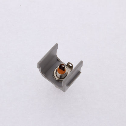 Hubbell Gray SnapFit Keystone Audio Video Jack Orange Center RCA Solder SFRCORGY