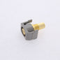 Hubbell Gray Snap-Fit Keystone Video Cable Jack White Center RCA to RCA SFRCWRGY