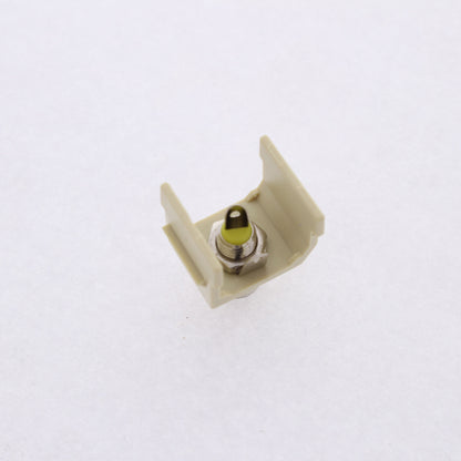 Hubbell Ivory SnapFit Keystone Audio Video Jack Yellow Center RCA Solder SFRCYEI