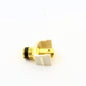 Hubbell Lt Almond Snap-Fit Keystone Speaker Binding Post Jack Black SFSPGBKLA