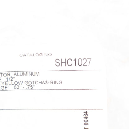 Hubbell Kellems SHC1027 1/2" x .63"-.75" Straight Male Cord Connector Aluminum