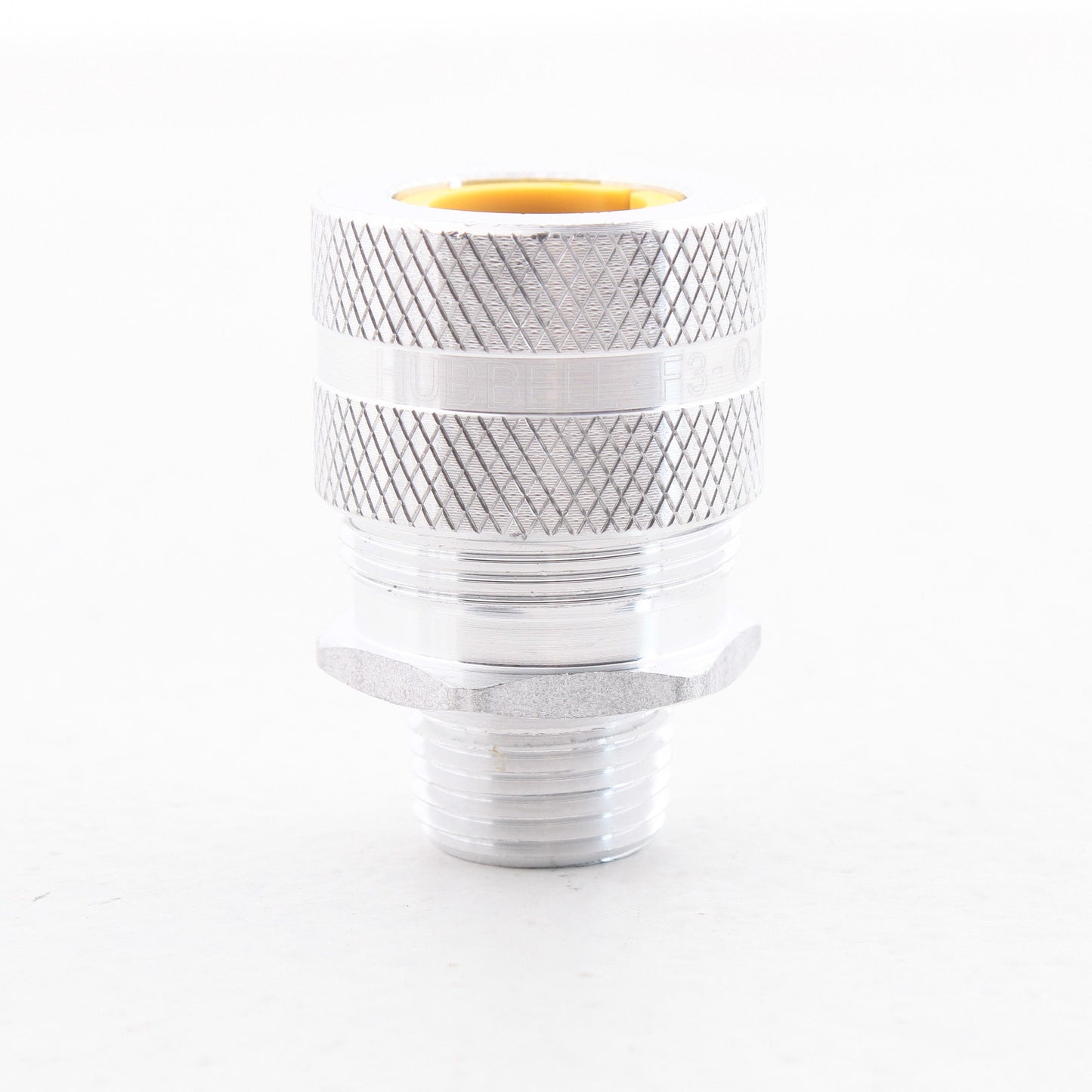Hubbell Kellems SHC1027 1/2" x .63"-.75" Straight Male Cord Connector Aluminum