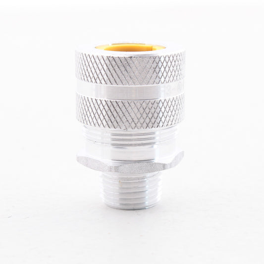 Hubbell Kellems SHC1027 1/2" x .63"-.75" Straight Male Cord Connector Aluminum