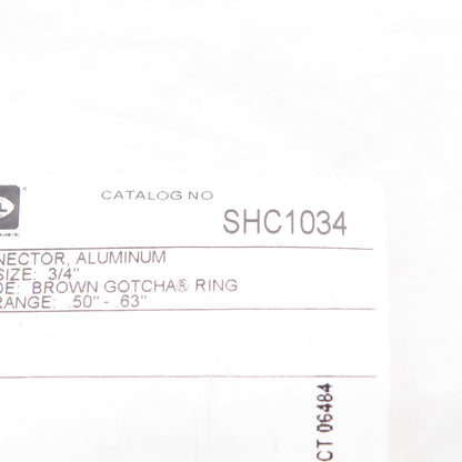 Hubbell Kellems SHC1034 Straight Male Cord Connector 1/2in. Aluminum .50?.63 in.