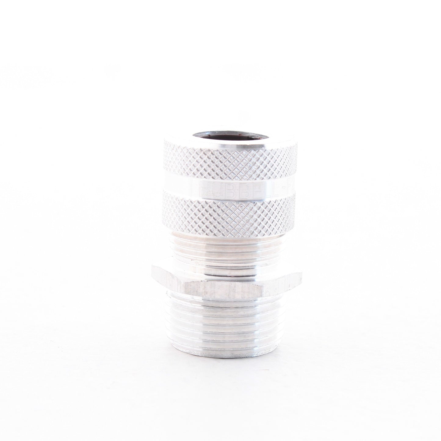 Hubbell Kellems SHC1034 Straight Male Cord Connector 1/2in. Aluminum .50?.63 in.