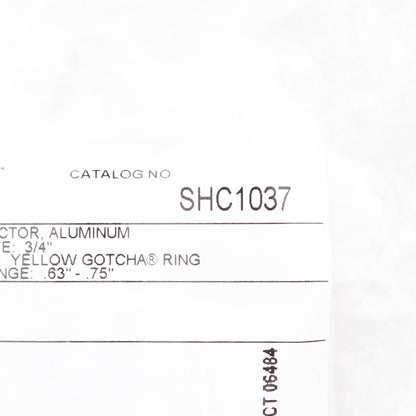 Hubbell Kellems SHC1037 Straight Male Cord Connector 3/4in. Aluminum .63?.75 in.