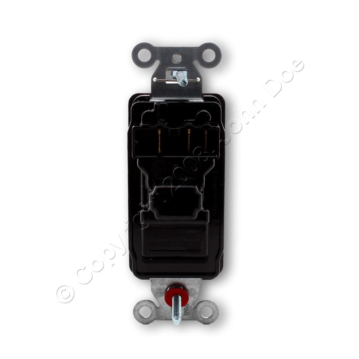 Hubbell SNAP2121ILBKNA Black SnapConnect Illuminated Sngl Pole Rocker Switch 20A