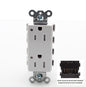 Hubbell SNAP2152WLTRA White 15A SnapConnect Receptacle Tamper Resistant w/LEDs
