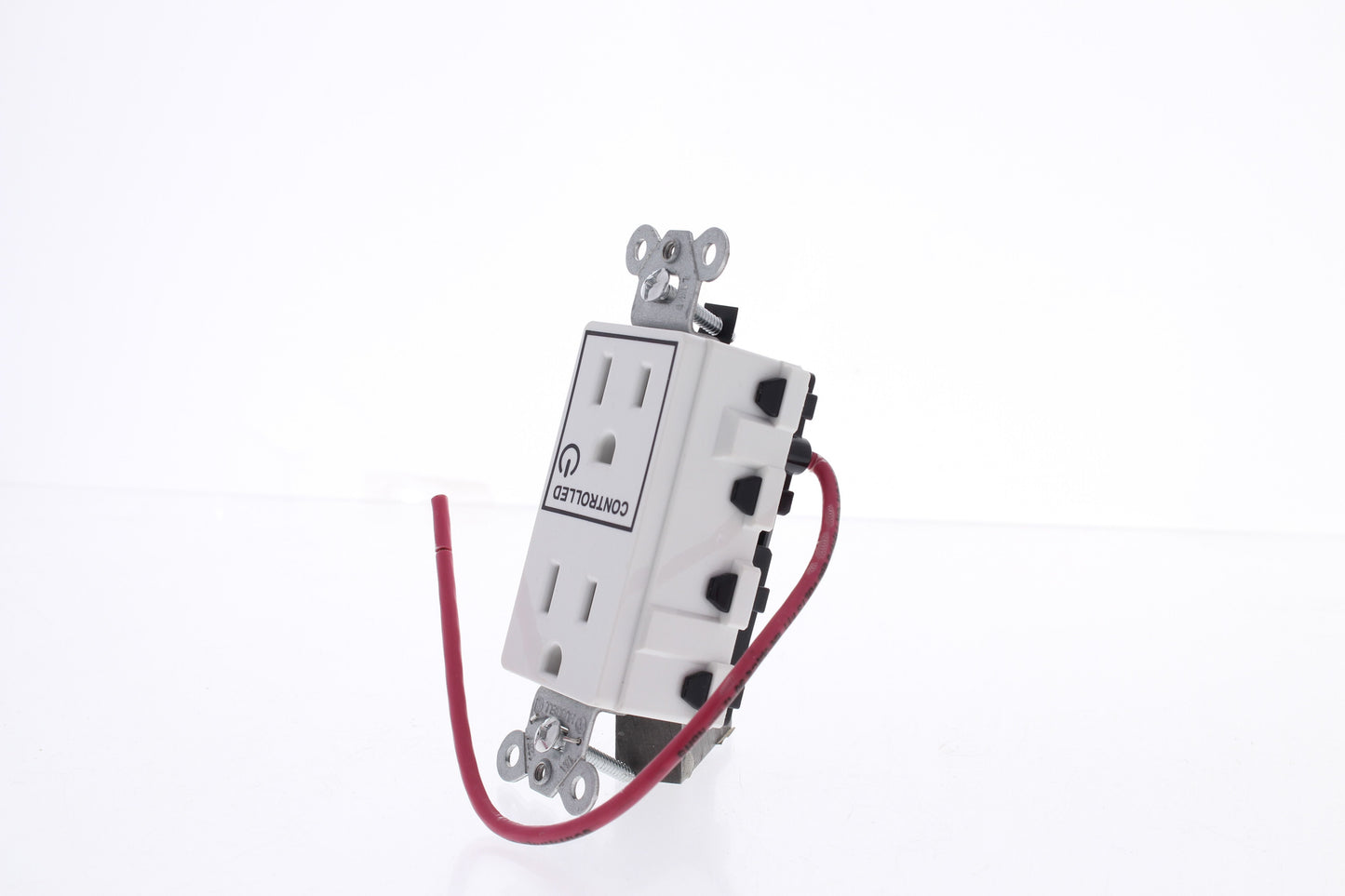 Hubbell SNAP2152WSC White SnapConnect Duplex Outlet Receptacle Split Circuit 15A