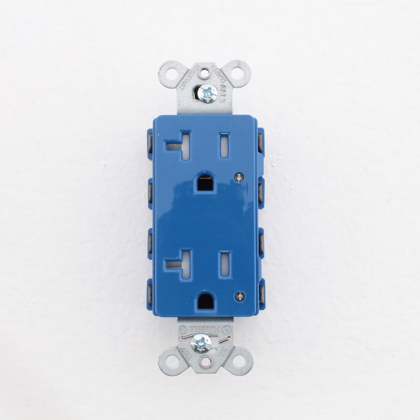 Hubbell SNAP2162BLLTRA Blue SnapConnect Receptacle Tamper Resistant w/LEDs 20A