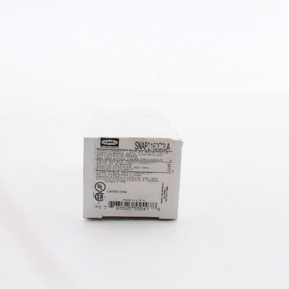 Hubbell SNAP2162C2LA SnapConnect Light Almond 20A Receptacle 2/2 Controlled
