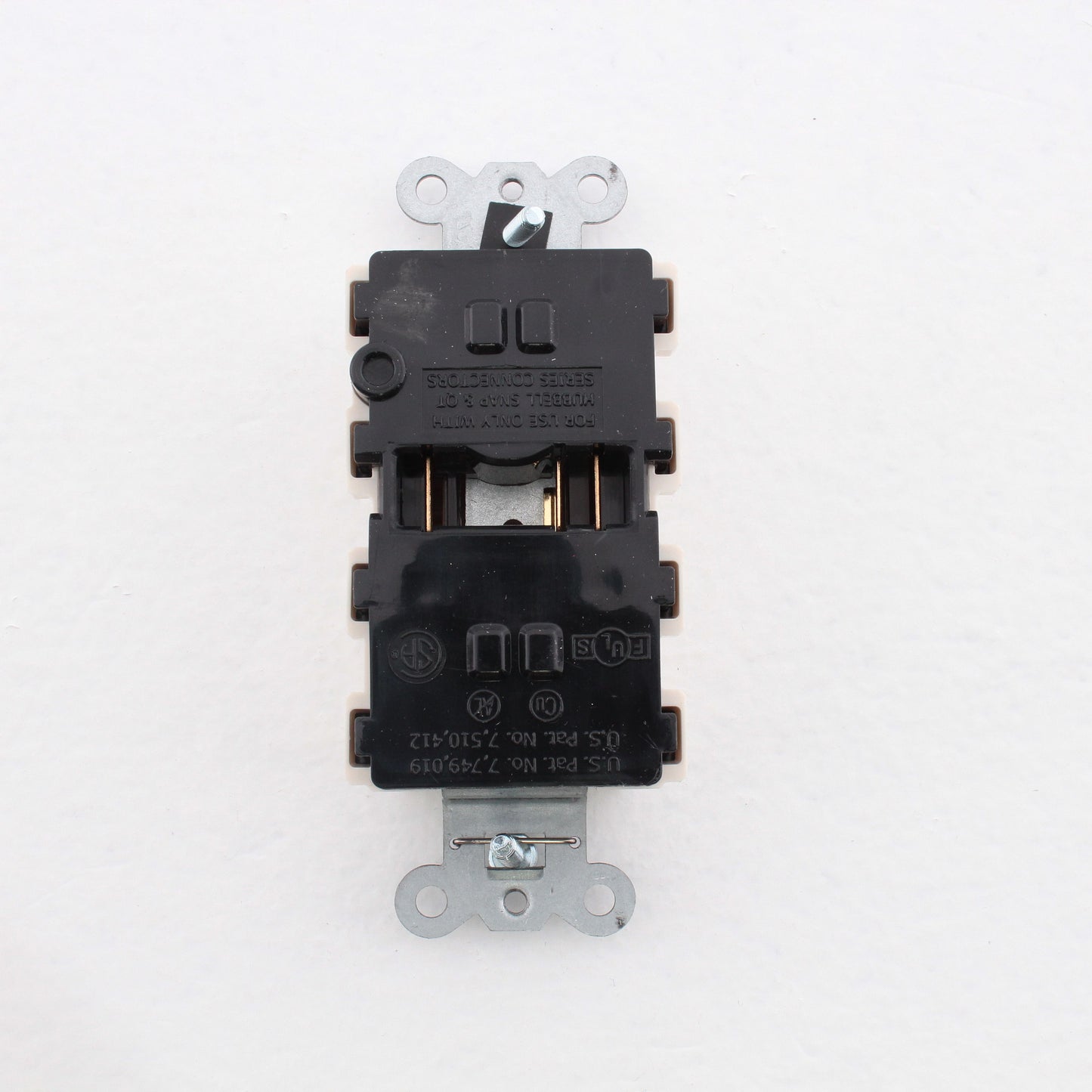Hubbell SNAP2162C2LA SnapConnect Light Almond 20A Receptacle 2/2 Controlled