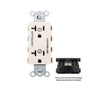 Hubbell SNAP2162C2LA SnapConnect Light Almond 20A Receptacle 2/2 Controlled