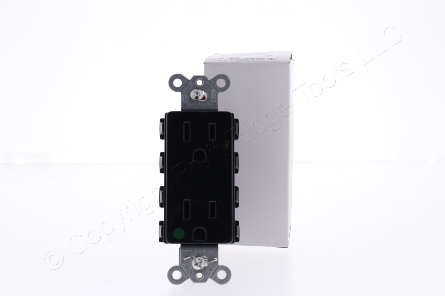 Hubbell SNAP2172BKA Black SnapConnect Hospital Grade Outlet Receptacle 15A