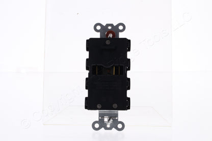 Hubbell SNAP2172BKA Black SnapConnect Hospital Grade Outlet Receptacle 15A