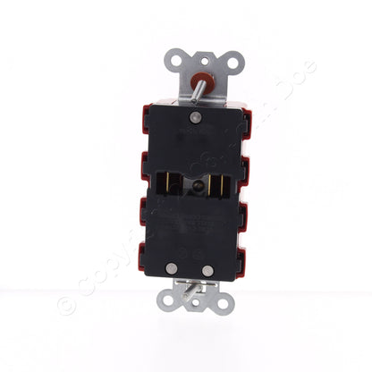 Hubbell SNAP2172RA Red SnapConnect Hospital Grade Duplex Outlet Receptacle 15A