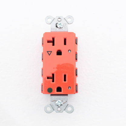Hubbell SNAP2182IGL SnapConnect 20A Isolated Ground Hospital Outlet Receptacle