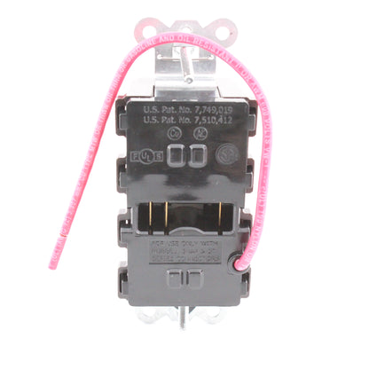 Hubbell SNAP2182SC Brown 20A SnapConnect Hospital Grade Receptacle Split Circuit