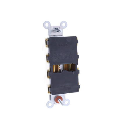 Hubbell SNAP5262ALA Almond SnapConnect Duplex Outlet Receptacle Spec Grade 15A