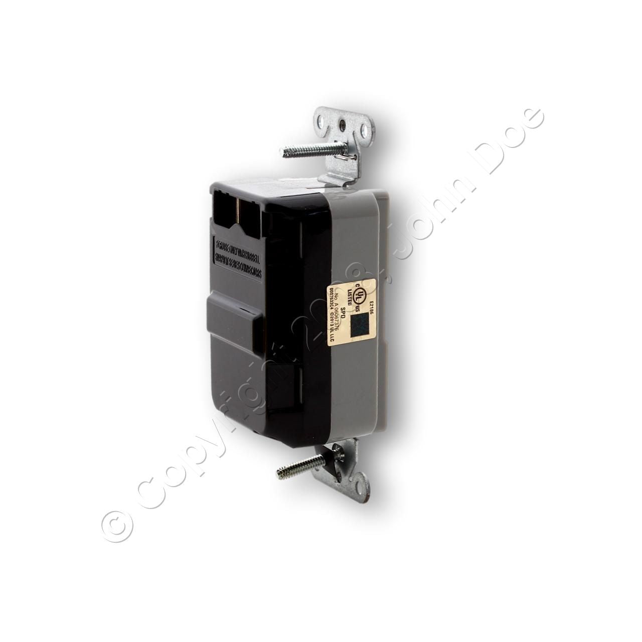 Hubbell SNAP5262GYS Gray SnapConnect SURGE Outlet Tamper Resist Receptacle 15A