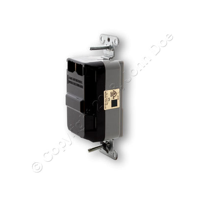 Hubbell SNAP5262GYS Gray SnapConnect SURGE Outlet Tamper Resist Receptacle 15A