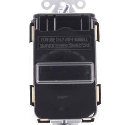 Hubbell SNAP5262IS Ivory SnapConnect SURGE Outlet Tamper Resist Receptacle 15A