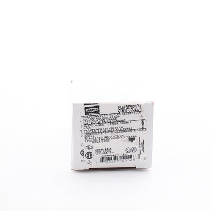 Hubbell Brown SnapConnect Receptacle 1/2 Controlled 20A Outlet SNAP5362C1
