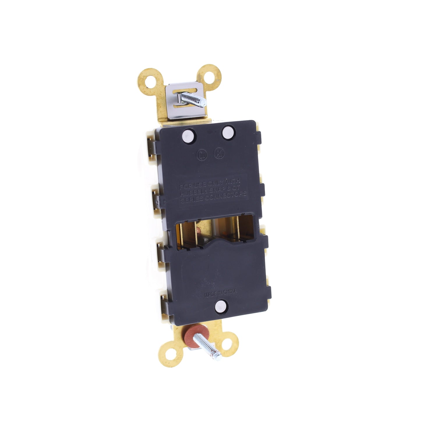 Hubbell Almond SnapConnect Hospital Grade Receptacle Outlet 15A SNAP8200ALA