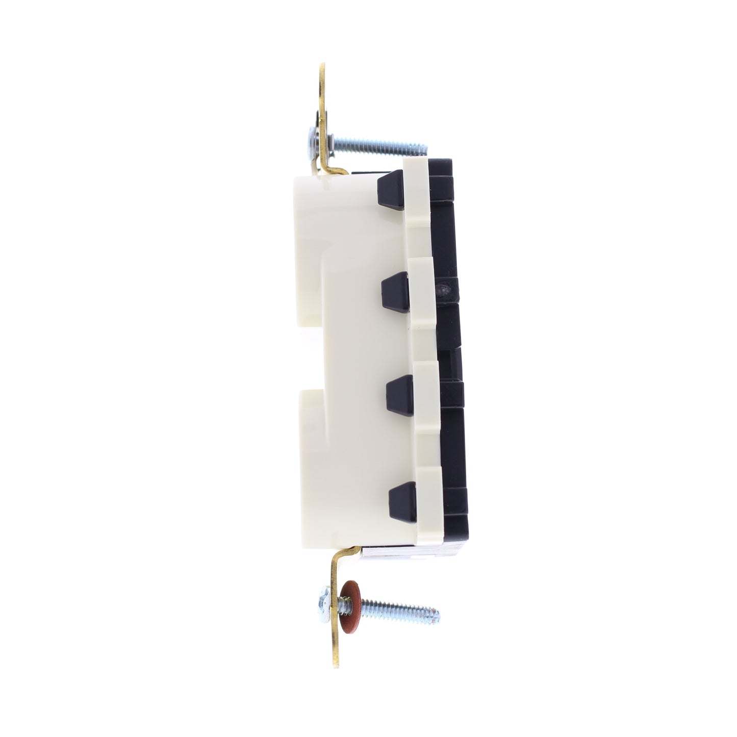 Hubbell Almond SnapConnect Hospital Grade Receptacle Outlet 15A SNAP8200ALA
