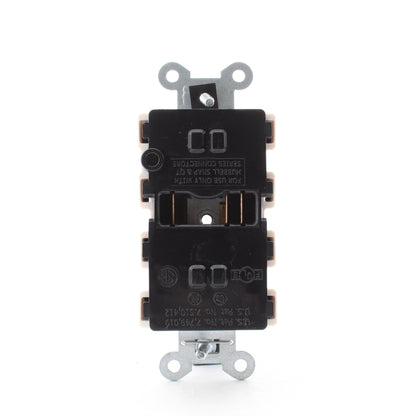 Hubbell SNAP8200LAL SnapConnect Light Almond 15A Hospital Receptacle Outlet