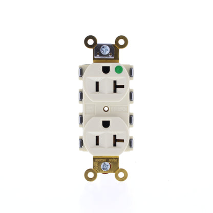 10 Hubbell Almond SnapConnect Hospital Grade Receptacles Outlet 20A SNAP8300ALA