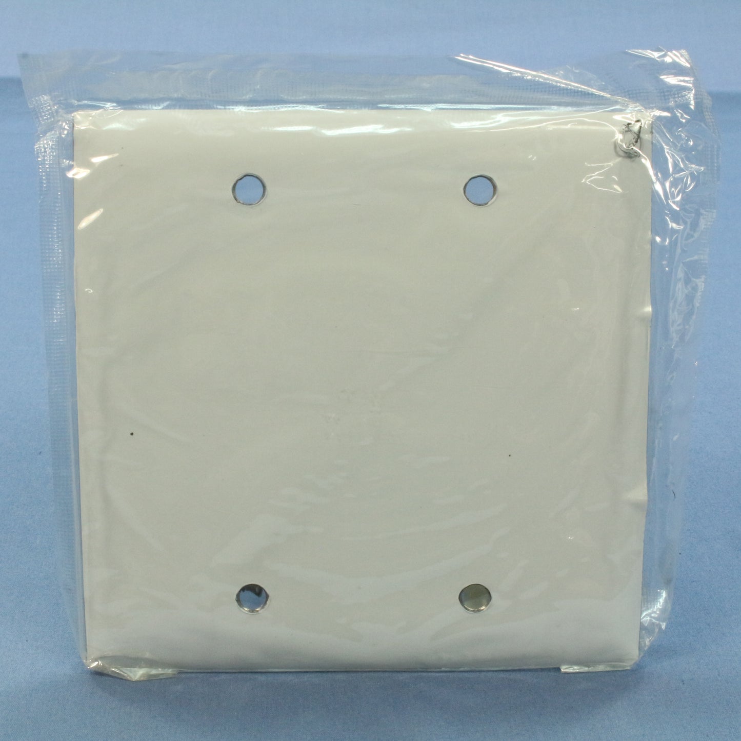 Hubbell Non-Magnetic Stainless Steel Blank Cover Wallplate Box Mount 2-Gang SS23