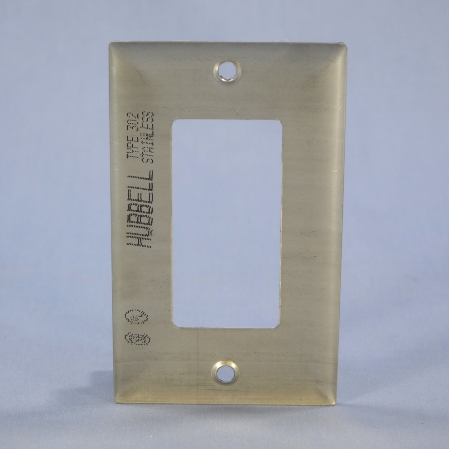 Hubbell SS26 Non-Magnetic Stainless Steel Decorator GFCI Wallplate Cover