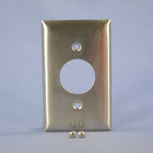 Hubbell SS7 Bryant Stainless Steel 1.406" Receptacle Wallplate Outlet Cover