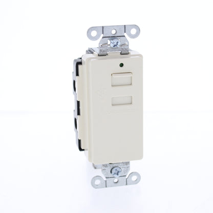 10 Hubbell Lt Almond 2-Port Charger Outlets USB-A 3A Switched Port Door! USB2LA
