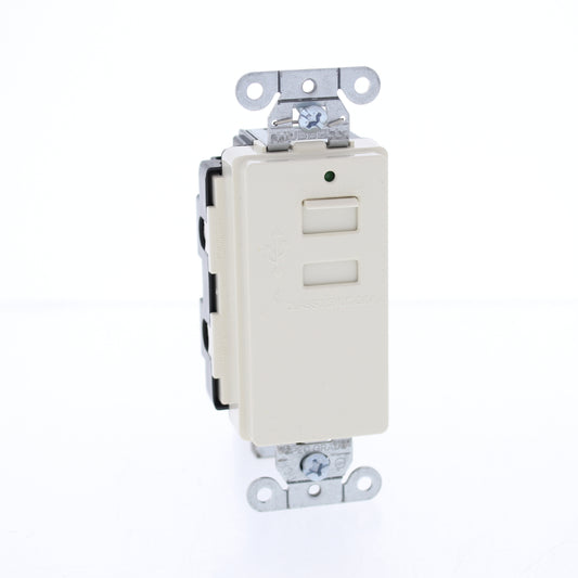 10 Hubbell Lt Almond 2-Port Charger Outlets USB-A 3A Switched Port Door! USB2LA