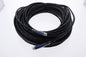 Hubbell VGA6P90BK 90ft 8-Pin Mini DIN M/M VGA Cable PlugnPlay XEnd Plenum Patch