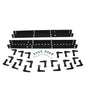 Hubbell Vertical Cable Organizer Management Bar w/20 Spools VSS43