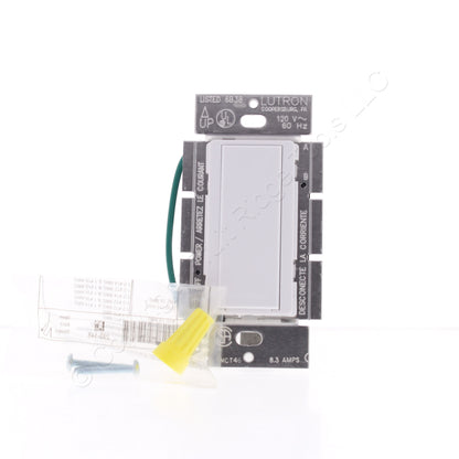 Hubbell WLAS120W White Decorator Light Switch RF Receiver Single Pole 8.3A 120V