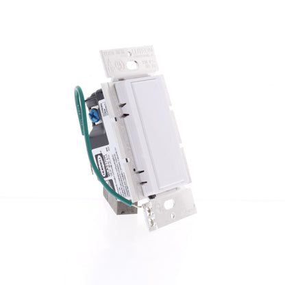 Hubbell WLAS120W White Decorator Light Switch RF Receiver Single Pole 8.3A 120V
