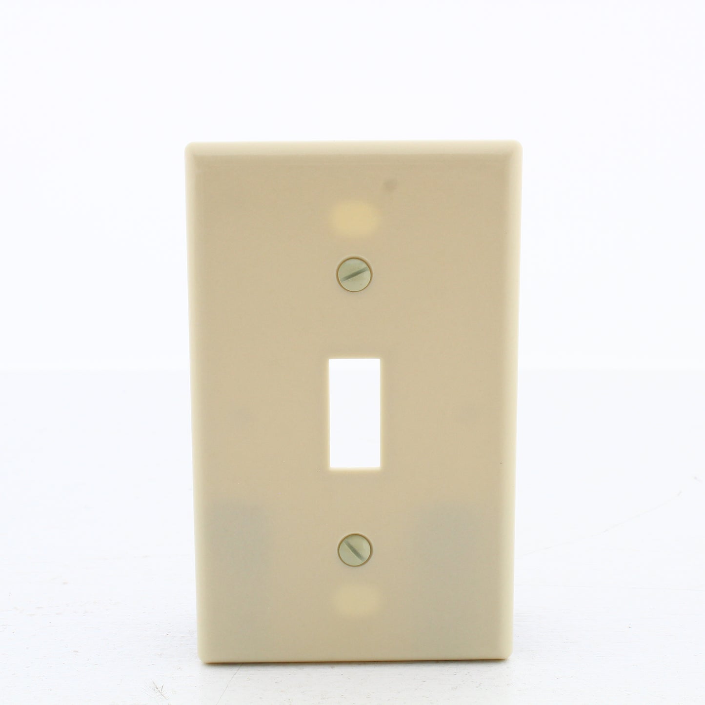 Hubbell WP1I10Z Ivory 1-Gang Toggle Unbreakable Standard Wallplate Covers 10pcs