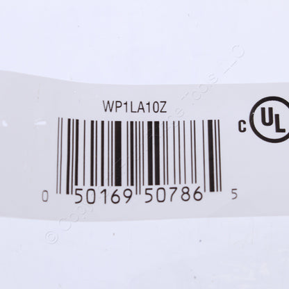Hubbell WP1LA10Z Lt Almond 1-Gang Toggle Plastic Standard Wallplate Cover 10pcs
