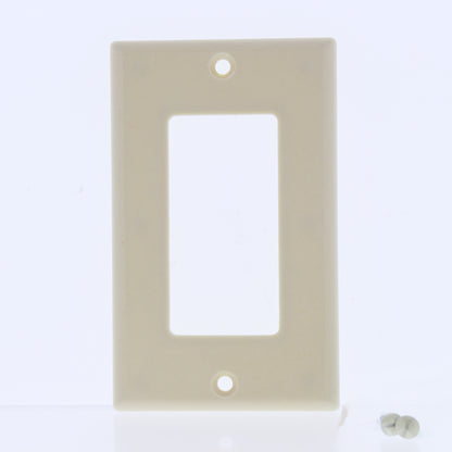 Hubbell WP26I10Z Ivory 1-Gang Decorator GFI Plastic Standard Wallplates 10pcs