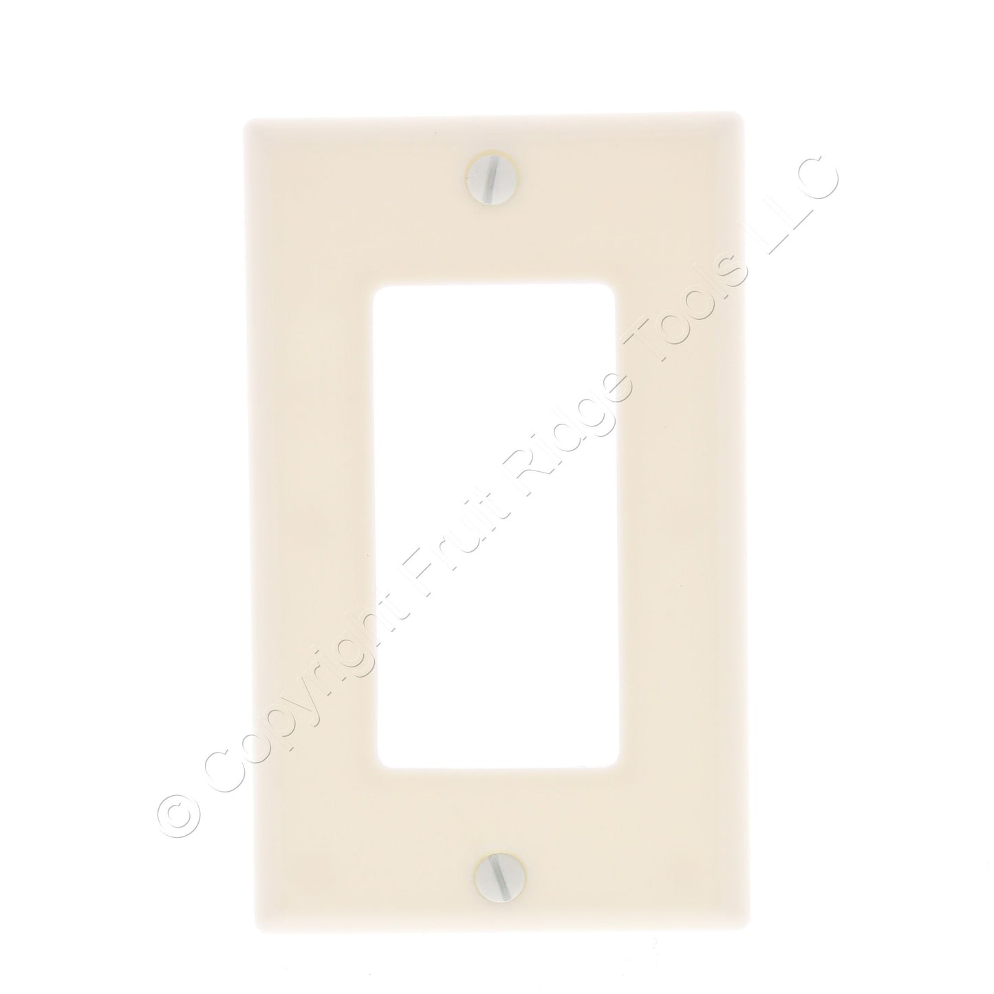 Hubbell WP26LAZ Lt Almond 1-Gang Decorator GFCI Plastic Standard Wallplate Cover