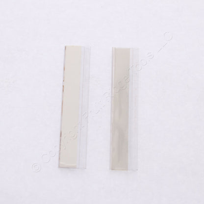Hubbell XPLFP100A Clear Adhesive Back Label Holder for I-Station Faceplate 100pc
